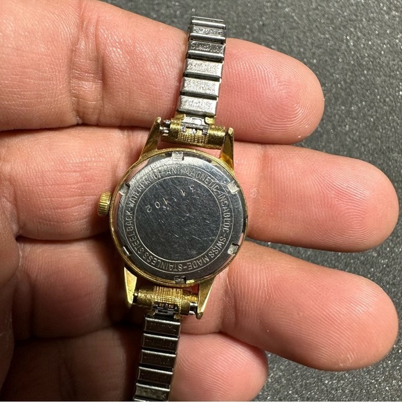 Vintage Zitura Ladies Watch 17 Rubis Incabloc Swiss Made Mechanical Wind Working - Picture 5 of 8